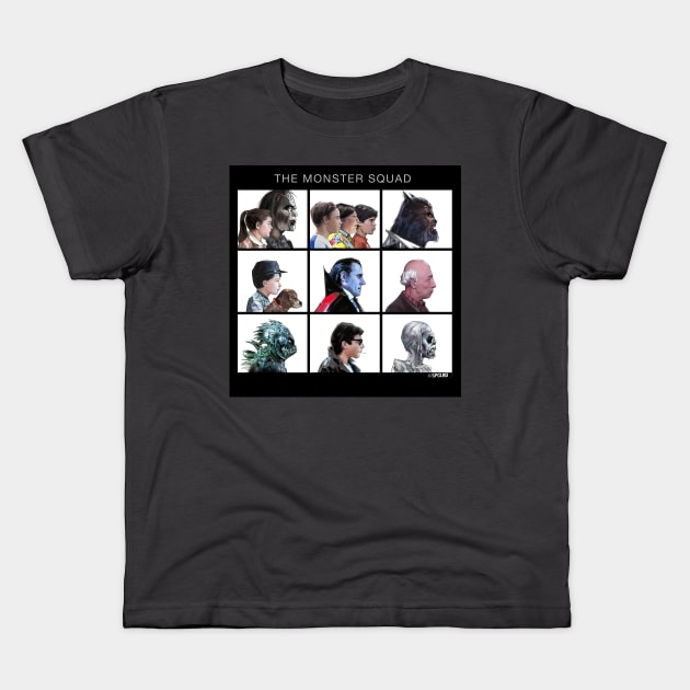 The Monster Squad Kids T-Shirt by spacelord